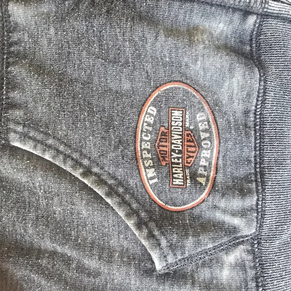 Harley-Davidson Gray and Orange Women's Hoodie - Picture 8 of 10